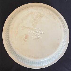 Pfaltzgraff USA - Cream Colored Ceramic Pie Plate